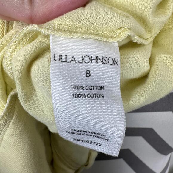 Ulla Johnson Freya Dress Butter Yellow Midi Summer Dress SIZE 6 + 8 - Picture 9 of 9